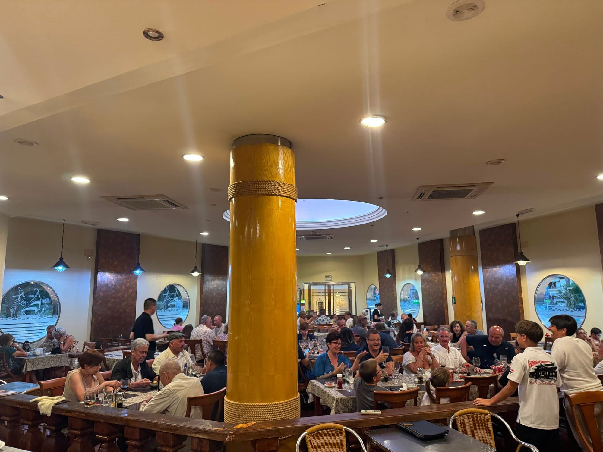 The busy Asia Star dining room, full of guests during an evening service